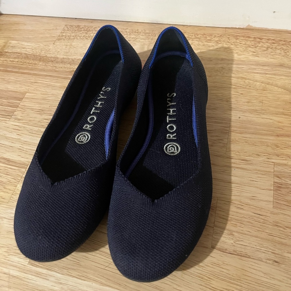 Rothy's Navy Blue Flats